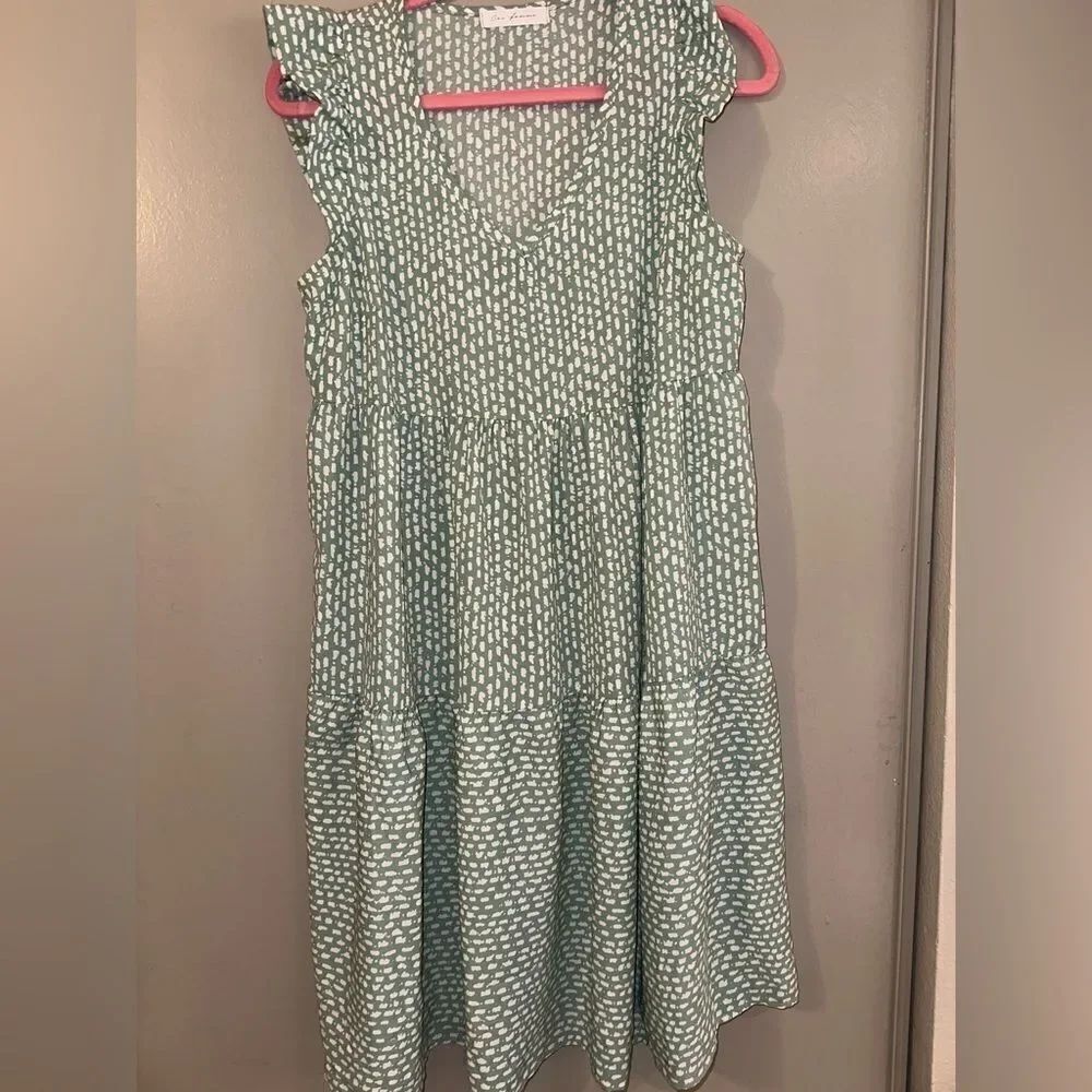 Ces FEMME babydoll tiered mini dress